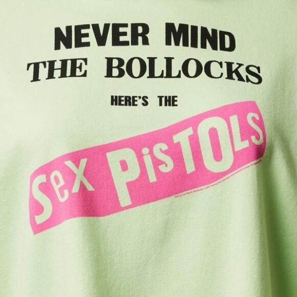 Torrid Lime Green Sex Pistols Fleece Crop Hoodie Size 3 NWT - Picture 4 of 9